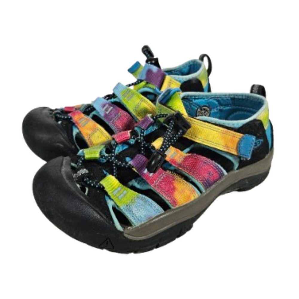 Keen Newport Retro Kids Sandals Size 1 Multicolor Rainbow Water Shoes Unisex